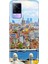 Vivo V21 Kılıf Resimli Desenli Silikon Esnek Uyumlu Kapak Istanbul 1