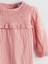 Yeni Sezon Bisiklet Yaka Kız Çocuk Müslin Elbise 4
