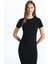 Yeni Sezon Bisiklet Yaka Kadın Bodycon Elbise 2
