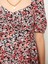 Yeni Sezon Kalp Yaka Çiçekli Kısa Kollu Elbise 4