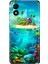 Tcl 303 Kılıf Silikon Renkli Phone Case Island 1