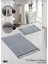 2'li Peluş Kaymaz Pamuk Tabanlı Klozet Takımı 40X60 ve 60X100 2