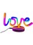 Mdb Neon Işıklı Love Yazılı Masa Gece Lambası 2