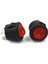 16MM Yuvarlak 2 Pin Anahtar Switch Mini Buton Kırmızı Plastik Açma Kapama On / Off 3