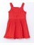 Yeni Sezon Kurdele Detaylı Kız Çocuk Elbise 1