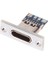 USB 3.1 Type C Panel Montaj Dişi Soket 4 Pin Smd Lehimlenebilir Padler Konnektör Telefon Şarj Board 1