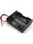 3lü Aaa Pil Kutusu Yuvası Ince Küçük Tip 3 Tane 1.5V Pil Dc 4.5V Plastik Pil Tutucu 14CM Kablo 4