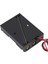 3lü Aaa Pil Kutusu Yuvası Ince Küçük Tip 3 Tane 1.5V Pil Dc 4.5V Plastik Pil Tutucu 14CM Kablo 7