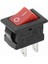 2 Pin Kırmızı Anahtar Switch Mini Buton Kcd1 Plastik Açma Kapama On / Off 5A 220V 10A 125V Latch 1