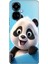 Tecno Camon 19 Pro Kılıf Renkli Temalı (CI8N) Uyumlu Silikon Panda 1