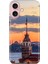 iPhone 16 Plus Kılıf Silikon Desenli Kalıplı Case Kız Kulesi 1