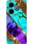 Infinix Hot 40 / Infinix Hot 40 Pro Kılıf Renkli Silikon Nezih Mermer 1