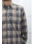 Fistan Store Erkek Ekose Kareli Klasik Kesim Rahat Kalıp Tek Cepli Kışlık Kaşmir Gömlek 2