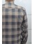 Fistan Store Erkek Ekose Kareli Klasik Kesim Rahat Kalıp Tek Cepli Kışlık Kaşmir Gömlek 4
