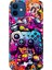 Apple iPhone 12 Kılıf Renkli Baskılı Silikon Gamer 1