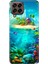 Samsung Galaxy M33 Kılıf Baskılı Esnek Silikon Kapak Island 1