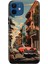 Apple iPhone 12 Kılıf Renkli Baskılı Silikon Küba 1