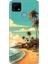 Realme C25 Kılıf Desenli Silikon Renkli Phone Case Malibu 1