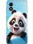 Tcl 303 Kılıf Silikon Renkli Phone Case Panda 1