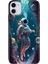 Apple iPhone 11 Kılıf Renkli Temalı iPhone 11 Silikon Astronot 1