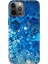 Apple iPhone 12 Pro Kılıf Tasarım Baskılı Silikon Derin Mavi 1
