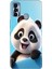 Tecno Spark 7 Pro Kılıf Renkli Silikon Panda 1