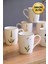 Porselen Natura Karma Kulplu Mug Kupa 9cm 220ML 6 Lı 3