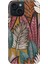 iPhone 13 - 14 Kılıf Desenli Kapak Renkli Tpu Uv Yapraklar 1
