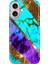 iPhone 16 Plus Kılıf Silikon Desenli Kalıplı Case Nezih Mermer 1