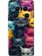 Xiaomi Mi 14 Ultra Kılıf Renkli Rubber Desen Silikon Kedi Ordusu 1