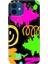 Apple iPhone 12 Kılıf Renkli Baskılı Silikon Smile 1