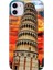Apple iPhone 11 Kılıf Renkli Temalı iPhone 11 Silikon Pizza Kulesi 1
