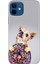 Apple iPhone 12 Kılıf Renkli Baskılı Silikon Donut Dog 1