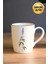 Porselen Natura Salkım Kulplu Mug Kupa 9cm 220ML Tekli 1
