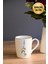 Porselen Natura Salkım Kulplu Mug Kupa 9cm 220ML Tekli 5