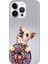 iPhone 16 Pro Max Kılıf Silikon Desenli Baskılı Cover Donut Dog 1