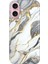 iPhone 16 Plus Kılıf Silikon Desenli Kalıplı Case Arsos Mermer 1