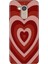 General Mobile Gm 8 Uyumlu Kılıf Desenli Silikon Renkli Tpu Uv Mat Kalp 1