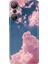 Infinix Hot 20 Kılıf (X6826C) Desenli Baskılı Esnek Silikon Kapak Pembe Bulut 1