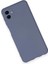 Samsung Galaxy A04 Kılıf Nano Içi Kadife Silikon - Gri 3