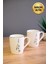 Porselen Natura Salkım Kulplu Mug Kupa 9cm 220ML 2 Li 1