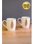 Porselen Natura Fern Kulplu Mug Kupa 9cm 220ML 2 Li 1