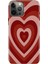 Apple iPhone 12 Pro Kılıf Tasarım Baskılı Silikon Mat Kalp 1