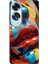 Oppo A60 Kılıf (CPH2631) Uyumlu Silikon Desenli Kalıplı Ermer Makyaj 1