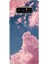 Samsung Galaxy Note 8 Kılıf Renkli Temalı Note8 Silikon Pembe Bulut 1