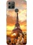 Realme C21Y - Realme C25Y Kılıf Desenli Kapak Renkli Tpu Uv Eyfel 1
