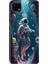 Realme C25 Kılıf Desenli Silikon Renkli Phone Case Astronot 1