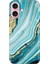 iPhone 16 Plus Kılıf Silikon Desenli Kalıplı Case Simli Taş 1