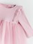 Yeni Sezon Bisiklet Yaka Tütülü Kız Bebek Elbise 3