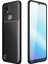 Realme C21 Kılıf Auto Focus Karbon Kapak - Siyah 1